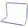 2 Golzinho de Futebol Mini Trave Gol Infantil com Rede Plástico Desmontável 105x78 Importway - 5