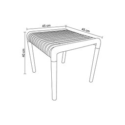 Mesa de Apoio para Jardim Gávea - 3