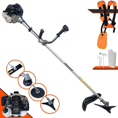 Roçadeira Multifuncional Cg430b Anmax À Gasolina 43cc 1,7hp 12000rpm C/ 4 Opções de Cortes