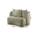 Ver imagem 4 de Sofá Curvo Orgânico Orion Elegância e Contemporaneidade Yescasa