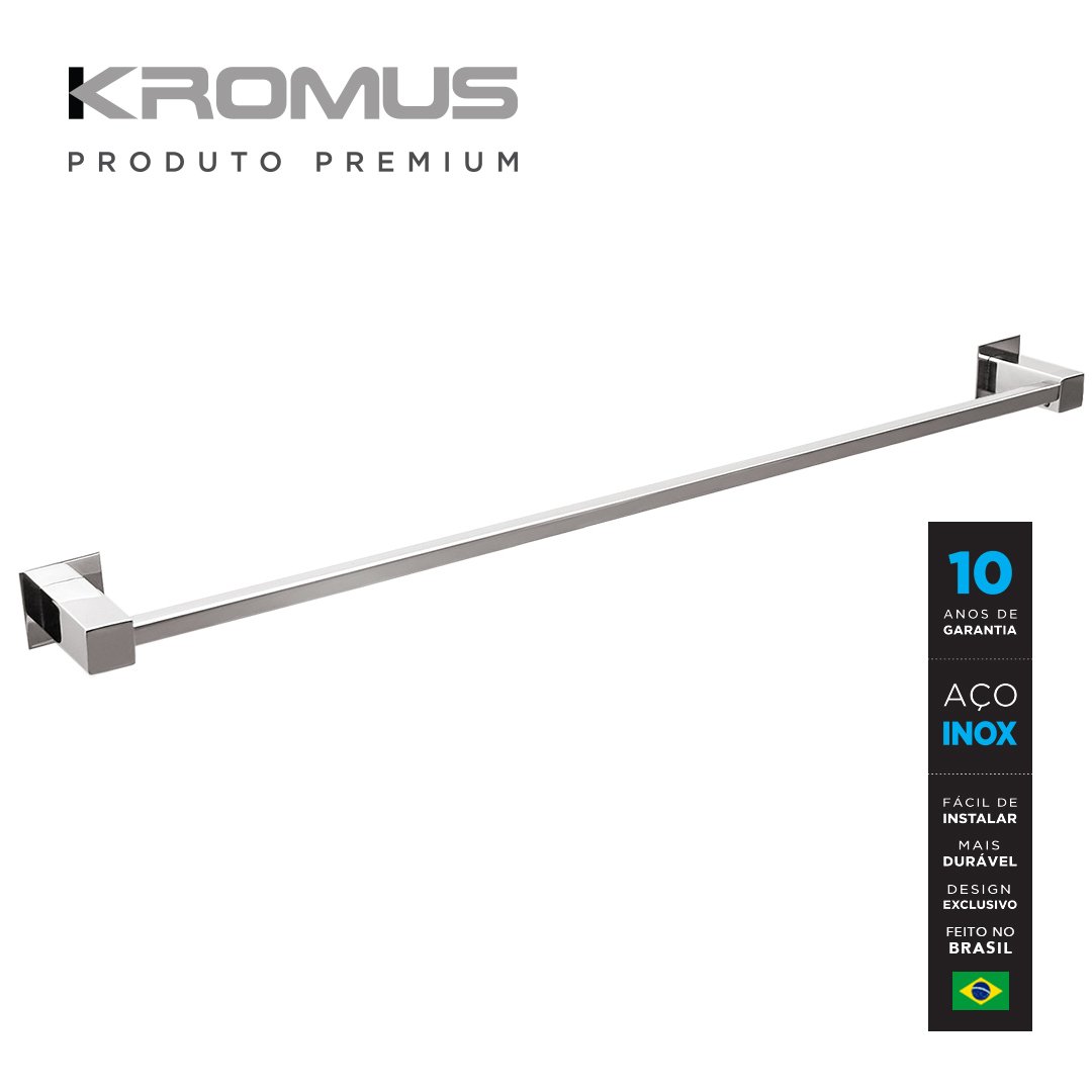 Kit Acessórios Para Banheiros 5 Peças Inox - Kromus Kitqd5 - 7