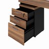 Gaveteiro 3 Gavetas com Chave e Tampo Mesa Lateral Espresso Móveis - 12