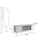 Ver imagem 5 de Rack para Tv até 50 Polegadas 2 Portas 47,2cm x 145,6cm