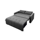 Ver imagem 5 de Sofá Cama para Sala de Estar Amora New Suede - Cinza