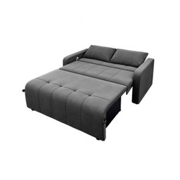 Sofá Cama para Sala de Estar Amora New Suede - Cinza - 5
