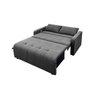 Sofá Cama para Sala de Estar Amora New Suede - Cinza - 5