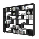 Ver imagem 2 de Estante de Livros 240cmx187,5cm Conjunto 2 Estantes Euforia YesCasa