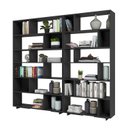 Ver imagem 2 de Kit 2 Estantes para Livros Euforia Yescasa em Mdp