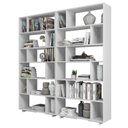 Ver imagem 2 de Estante de Livros 210CMX187,5cm Kit 2 Estantes Euforia Yescasa Preto