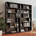 Ver imagem 6 de Estante de Livros 180CMX187,5cm Conjunto 2 Estantes 10 Prateleiras em Euforia Yescasa Branco