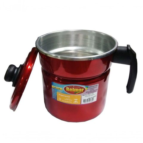 Caneca Fervedor de Alumínio Vermelha Brilhante 2l Belmar