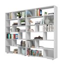 Ver imagem 2 de Estante de Livros 240CMX187,5cm Conjunto 2 Estantes Euforia Yescasa Branco