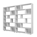 Ver imagem 5 de Estante de Livros 240CMX187,5cm Conjunto 2 Estantes Euforia Yescasa Branco