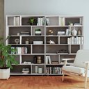 Ver imagem 1 de Estante de Livros 240CMX187,5cm Conjunto 2 Estantes Euforia Yescasa Branco