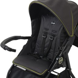 Carrinho de Bebê Burigotto Cr3 de 0 até 15kg para Passeio Cinza Escuro com Neon - 6