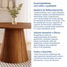 Mesa para Sala de Jantar Redonda Baobá CabeCasa MadeiraOriginals - 9