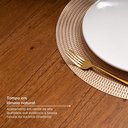 Ver imagem 3 de Mesa para Sala de Jantar Redonda Baobá CabeCasa MadeiraOriginals Marrom/Cinamomo Canela