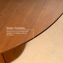 Ver imagem 4 de Mesa para Sala de Jantar Redonda Baobá CabeCasa MadeiraOriginals Marrom/Cinamomo Canela