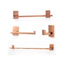 Ver imagem 1 de Kit Acessorios Slim 4 Pecas Luxury Rose Gold - Ouse Metais