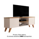 Ver imagem 2 de Rack para Sala Tv Bancada Aparador Helena Off White Ypê