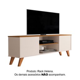 Rack para Sala Tv Bancada Aparador Helena Off White Ypê - 2