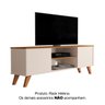 Rack para Sala Tv Bancada Aparador Helena Off White Ypê - 2