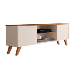 Rack para Sala Tv Bancada Aparador Helena Off White Ypê - 3