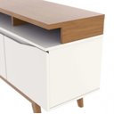 Ver mais imagens de Rack Flynt Sala de Estar St 219cm Canella com Off White Fosco