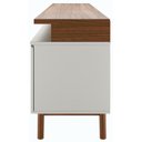 Ver imagem 5 de Rack Flynt Sala de Estar St 219cm Canella com Off White Fosco