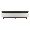 Ver imagem 2 de Rack Flynt Sala de Estar St 219cm Canella com Off White Fosco