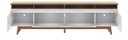 Ver imagem 7 de Rack Flynt Sala de Estar St 219cm Canella com Off White Fosco