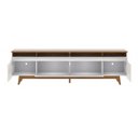 Ver imagem 7 de Rack Flynt Sala de Estar St 219cm Canella com Off White Fosco