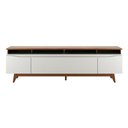 Ver imagem 2 de Rack Flynt Sala de Estar St 219cm Canella com Off White Fosco