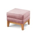 Ver mais imagens de Poltrona de Amamentação com Puff Áquila Yescasa Veludo Rosa