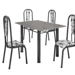 Conjunto Mesa Tubular com 4 Cadeiras Atenas - 2