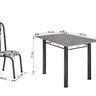 Conjunto Mesa Tubular com 4 Cadeiras Atenas - 3