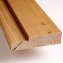 Ver imagem 2 de Porta de Madeira Frisada Com Puxador Lado Esquerdo 210x80cm Allo Esquadrias