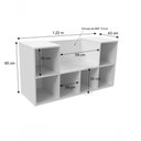 Ver imagem 2 de Organizador Infantil Com Assento Naomi 100% Mdf Brinquedos