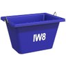 Caixa Plástica Multiuso 60x70x92cm 200 Litros Azul C/ Ferragem - 2