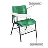 Cadeira Universitária Plástica Prancheta Mdf Cor Verde Masticmol - 4