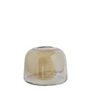 Ver imagem 2 de Vaso Ampoule Âmbar P - 13,5 X 13,5 X 10 CM (VIDRO)