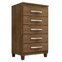 Ver imagem 1 de Cômoda Catar 5 Gavetas Malbec - Incorplac