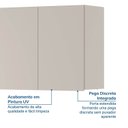 Ver imagem 6 de Ponte com Cabeceira Planejada Solteiro 2 Portas com LED Samambaia CabeCasa MadeiraOriginals Off White