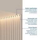 Ver imagem 7 de Ponte com Cabeceira Planejada Solteiro 2 Portas com LED Samambaia CabeCasa MadeiraOriginals Off White