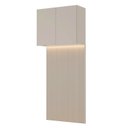 Ver imagem 2 de Ponte com Cabeceira Planejada Solteiro 2 Portas com LED Samambaia CabeCasa MadeiraOriginals Off White