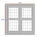 Ver imagem 2 de Porta de Correr de Aço 215x160cm Pantografica Grade Quadrada Abertura Esquerda Premium Yescasa Branco