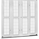 Ver imagem 1 de Porta de Correr de Aço 215x200cm Pantografica Grade Quadrada Ideal Crv Esquadrias