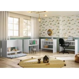 Mini Berço Multiuso 5 em 1 Ideal para Seu Bebe com Colchao - 3