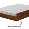 Cama Montessoriana com Colchão Ortobom Solteiro 4 Rodízios Âmbar Diogo Shop Jm - 3