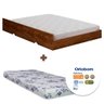 Cama Montessoriana com Colchão Ortobom Solteiro 4 Rodízios Âmbar Diogo Shop Jm - 2